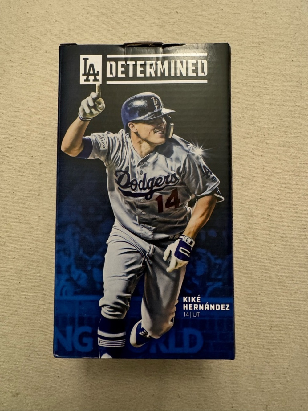 Los Angeles Dodgers Kiké Hernández 2018 LA Determined Bobblehead SGA - Picture 3 of 5